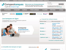 Tablet Screenshot of comparabanques.fr